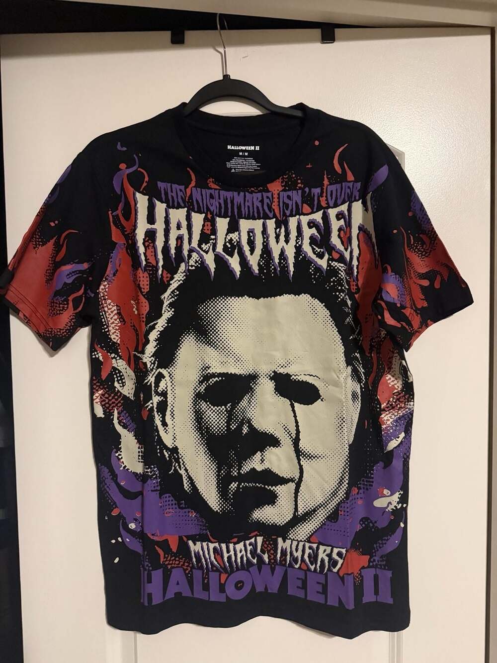 Halloween II Michael Myers The Nightmare Isn't Over Graphic T-Shirt